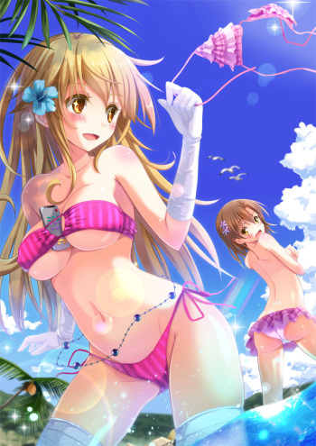 Sexy girls with gloves cover