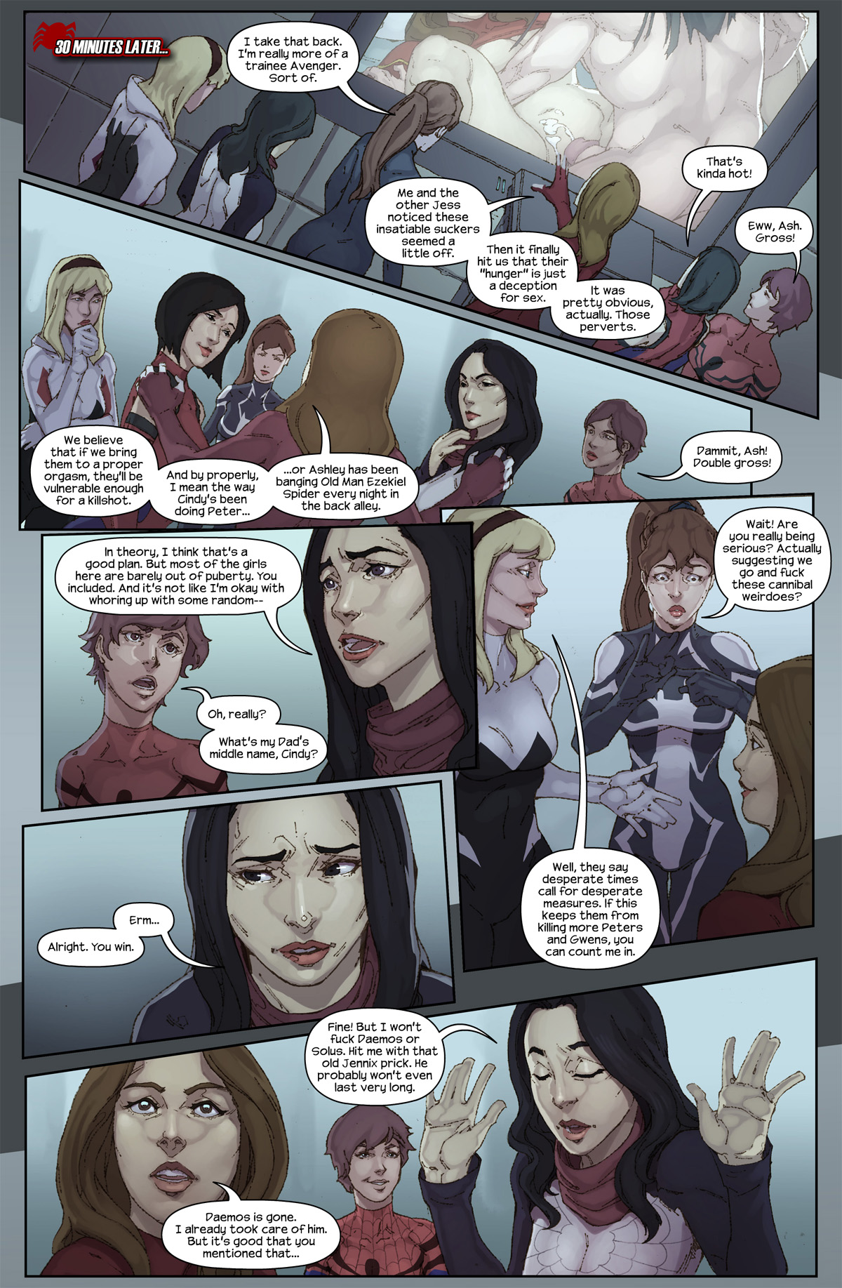Porn Edge of Spider-Verse - The Hunt for the Inheritors page 4 full