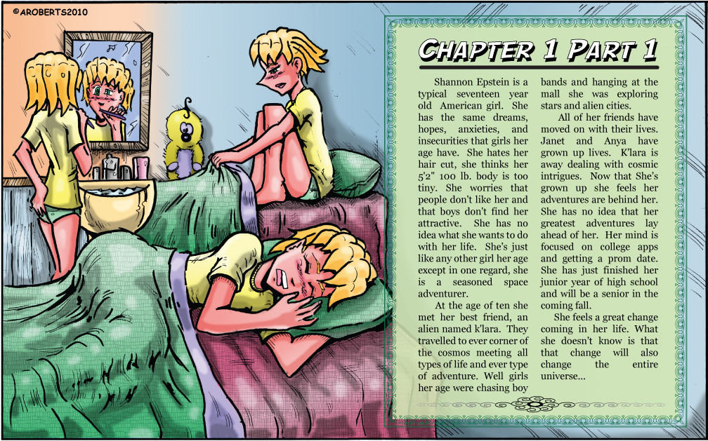 Quantum Cadet Shannon page 1 full