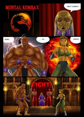 Goro VS Sonya cover