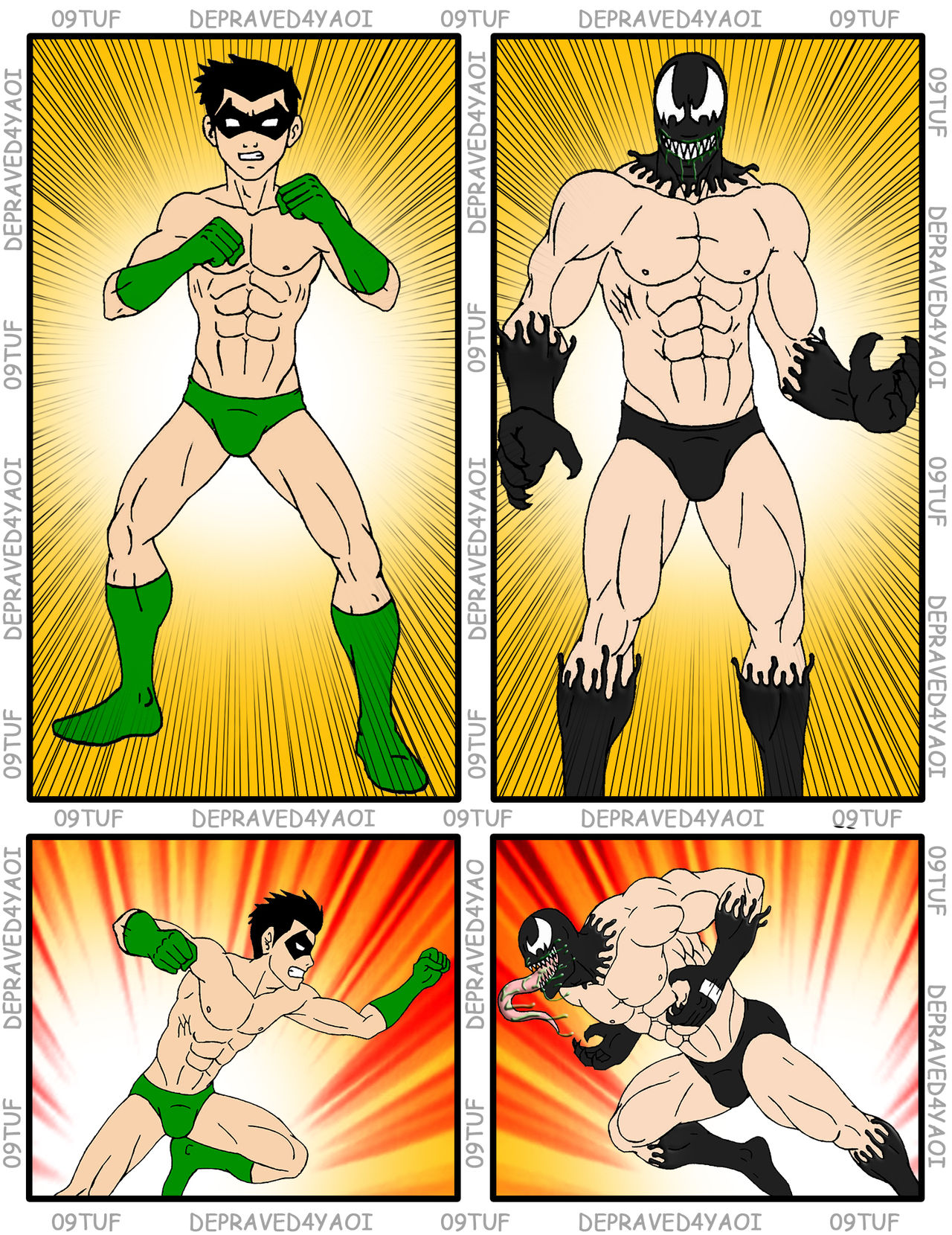 Venom Vs Robin Re-Make Preview page 10 full