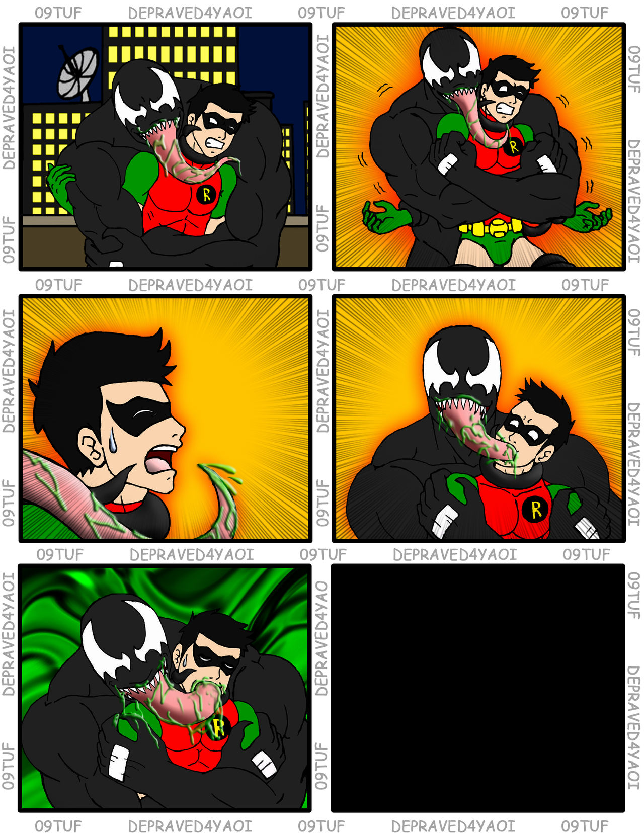 Venom Vs Robin Re-Make Preview page 5 full