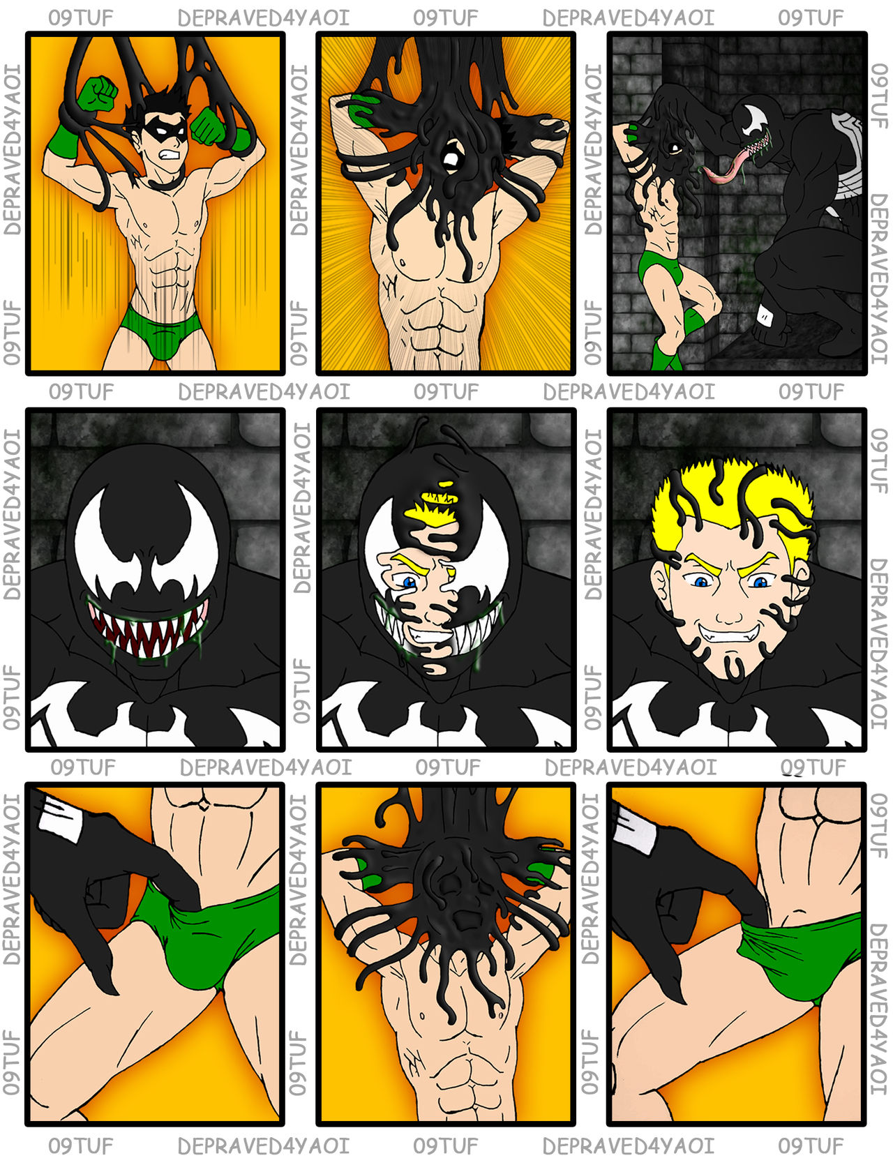 Venom Vs Robin Re-Make Preview page 7 full