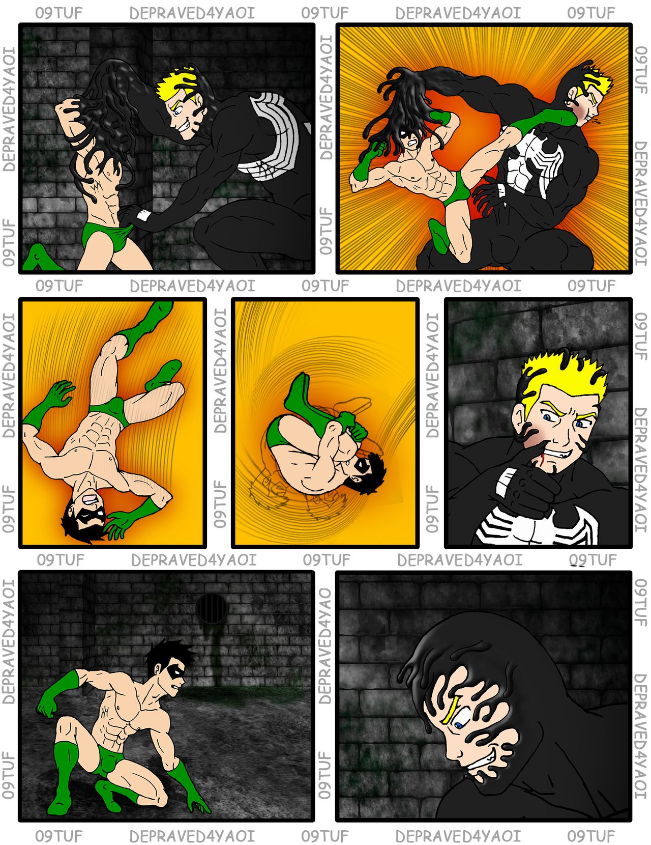 Venom Vs Robin Re-Make Preview page 8 full