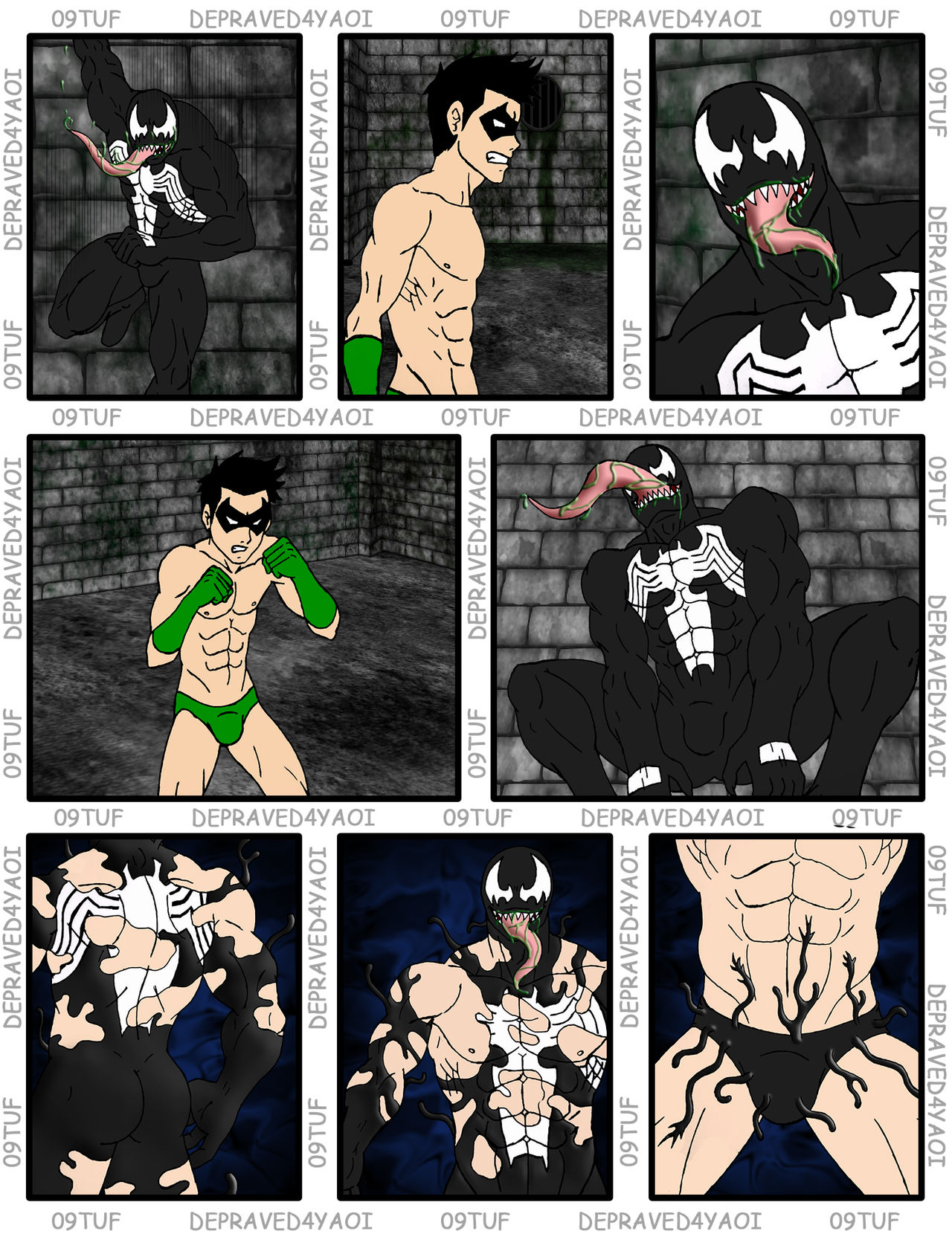 Venom Vs Robin Re-Make Preview page 9 full