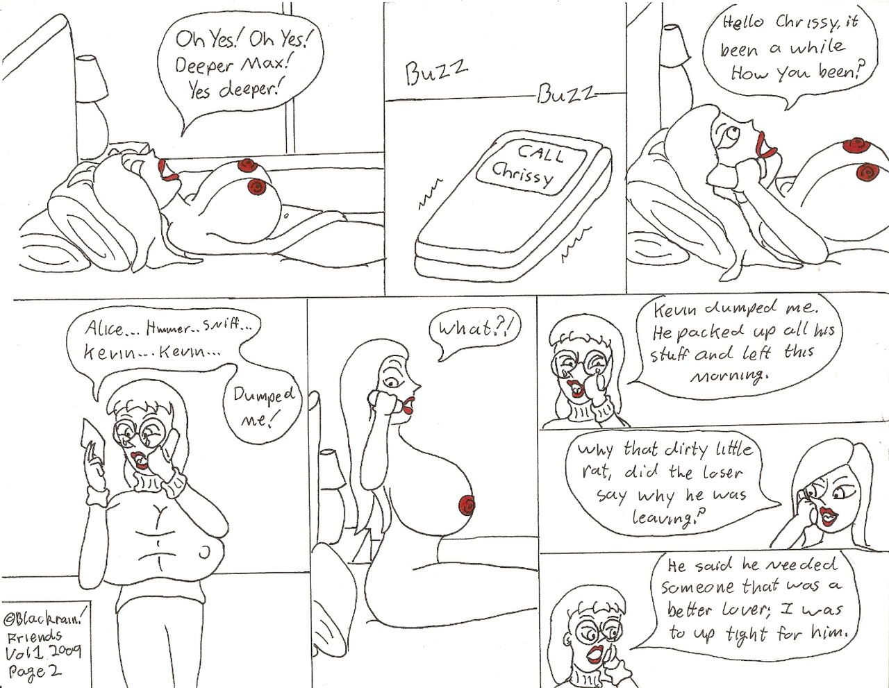 Friends comic page 2 full