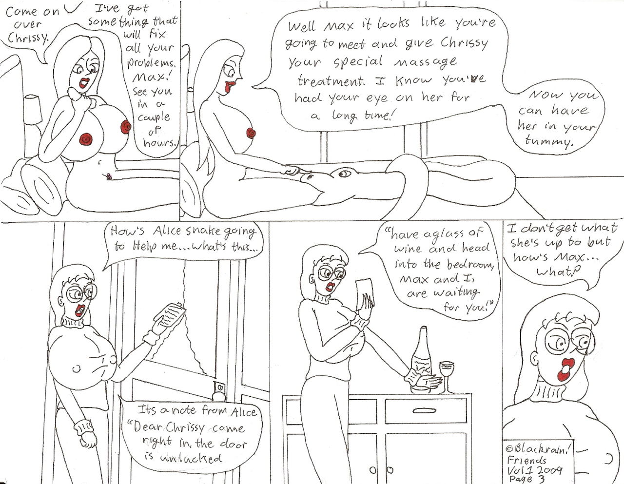 Friends comic page 3 full