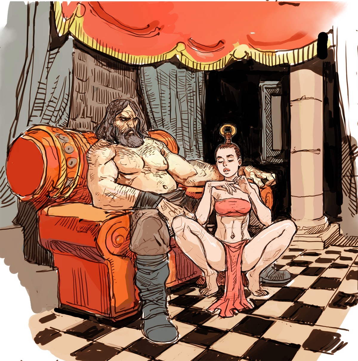 Slave Works: Sex of Throne &amp; Slave Princess page 1 full