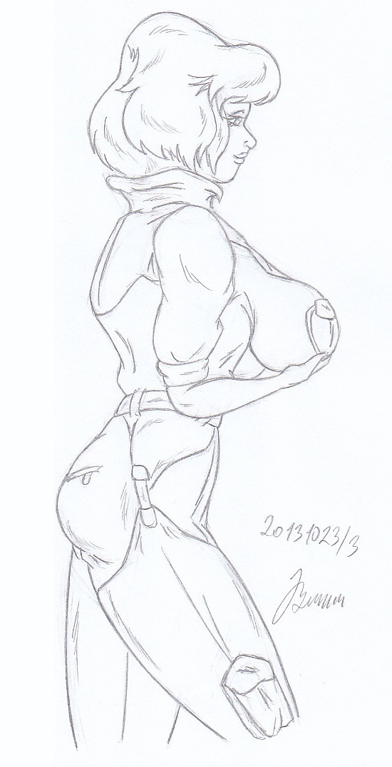 April O´Neil _ My miny _ Sketch work_1 page 4 full