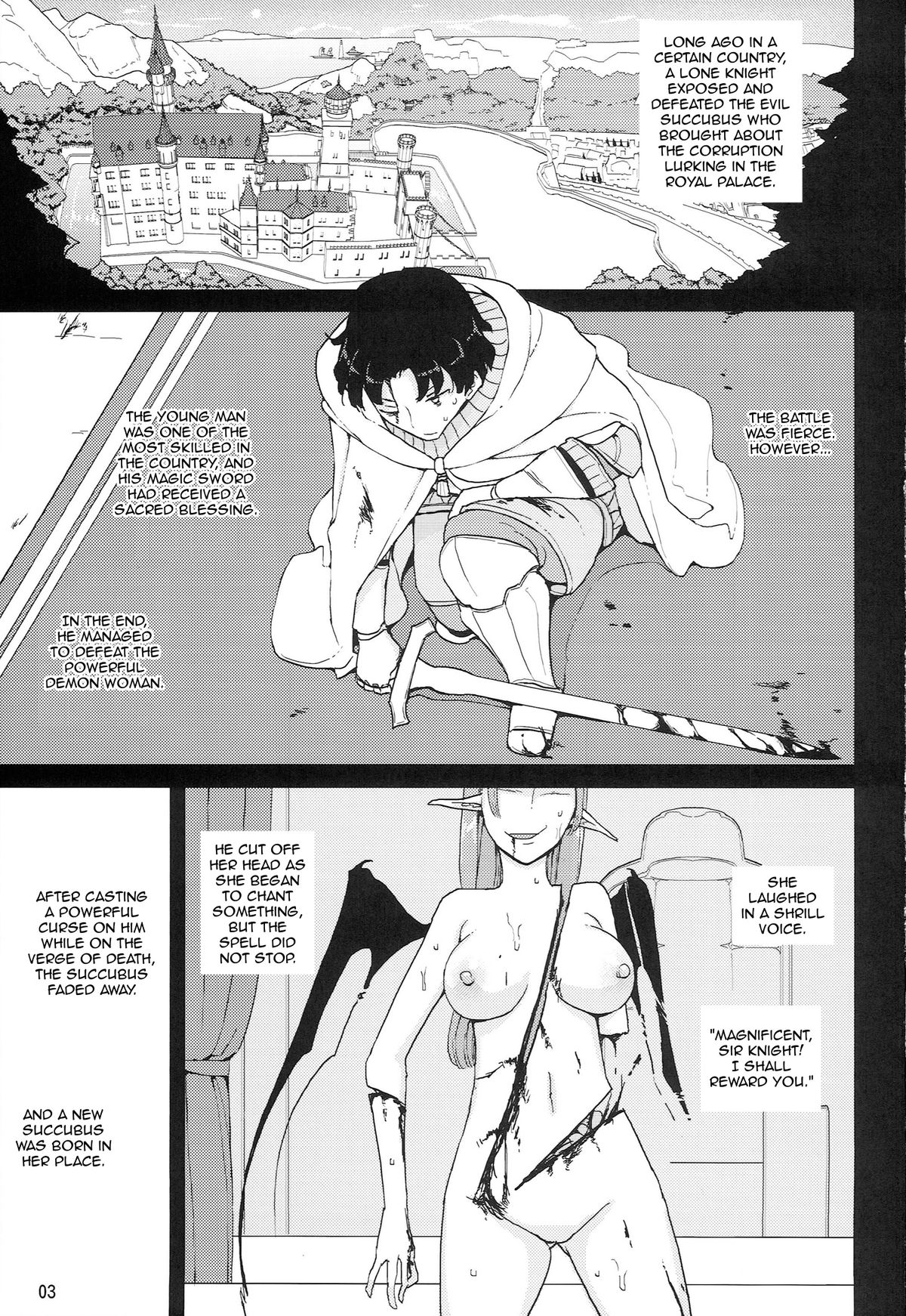 Lilith -Inma ni natta Kishi- | Lilith -The Knight Who Became a Succubus- page 3 full