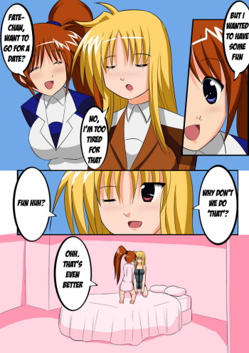 Nanoha x Fate Boob Magic cover