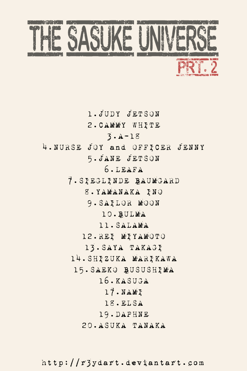 The Sasuke Universe Sketchs Part 2 page 2 full