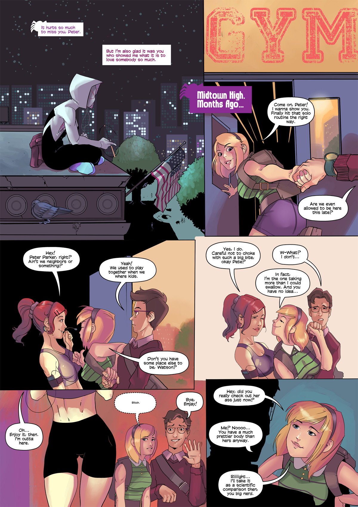 Porn Edge of Spider-Verse - Spider Gwen page 3 full