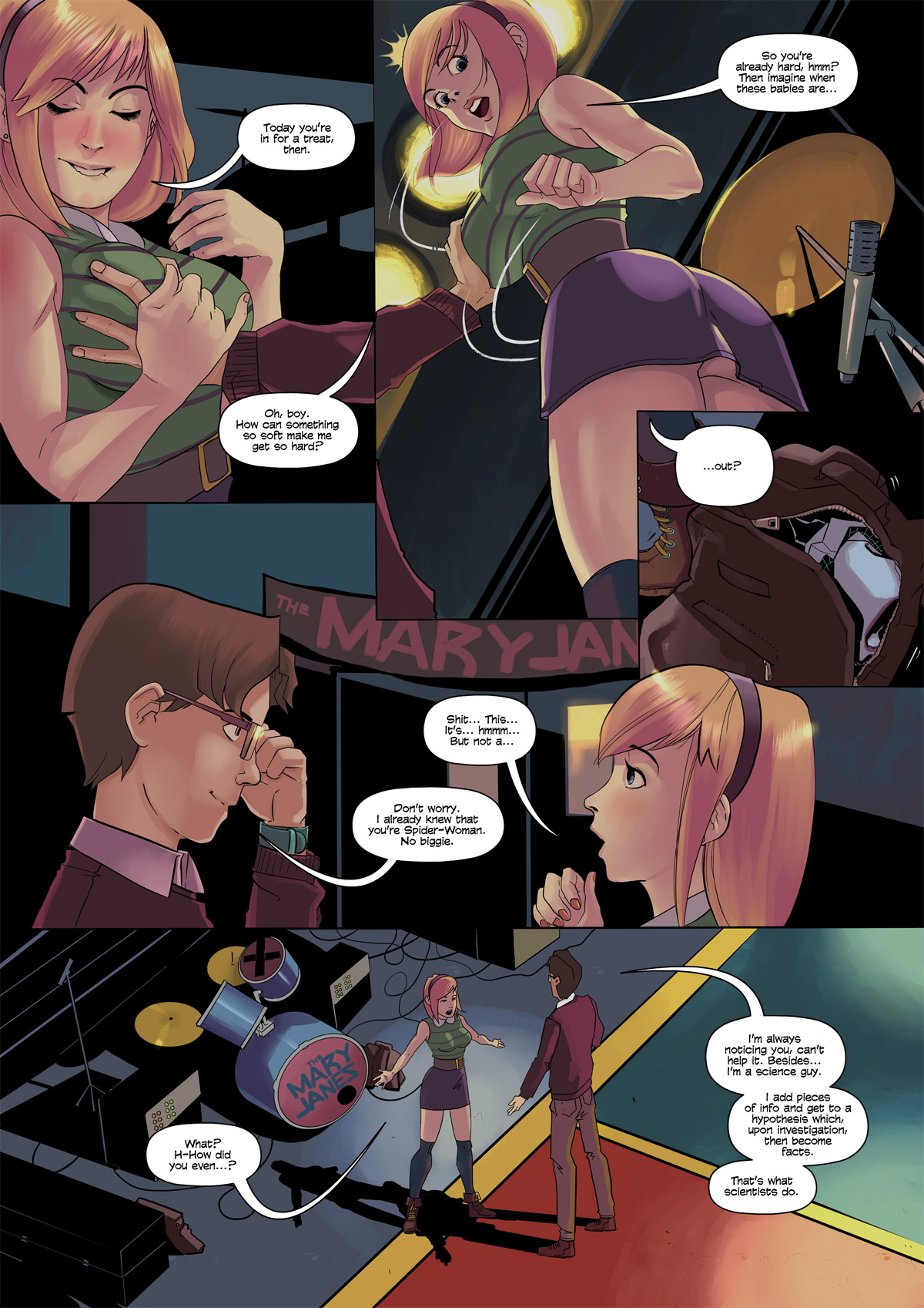 Porn Edge of Spider-Verse - Spider Gwen page 5 full
