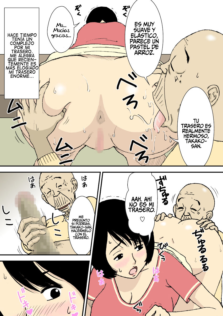 Oji-chan to Gifu to Giri no Musuko to, Kyonyuu Yome. | El Abuelo, el Suegro, el Hijastro y la Novia Tetuda  =P666F= page 6 full