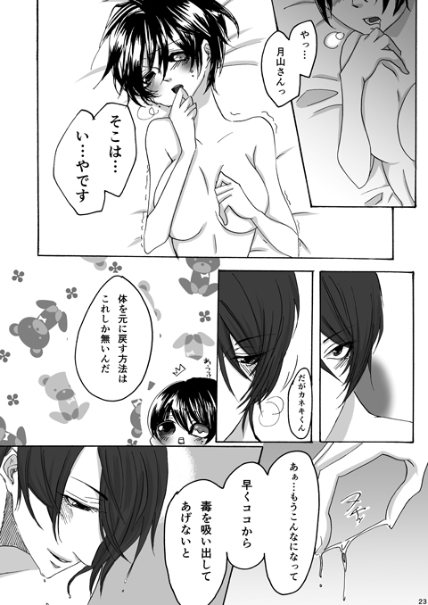 新刊　月黒カネ♀　トーキョー喰区　WEST2 tokyo ghoul sample page 5 full