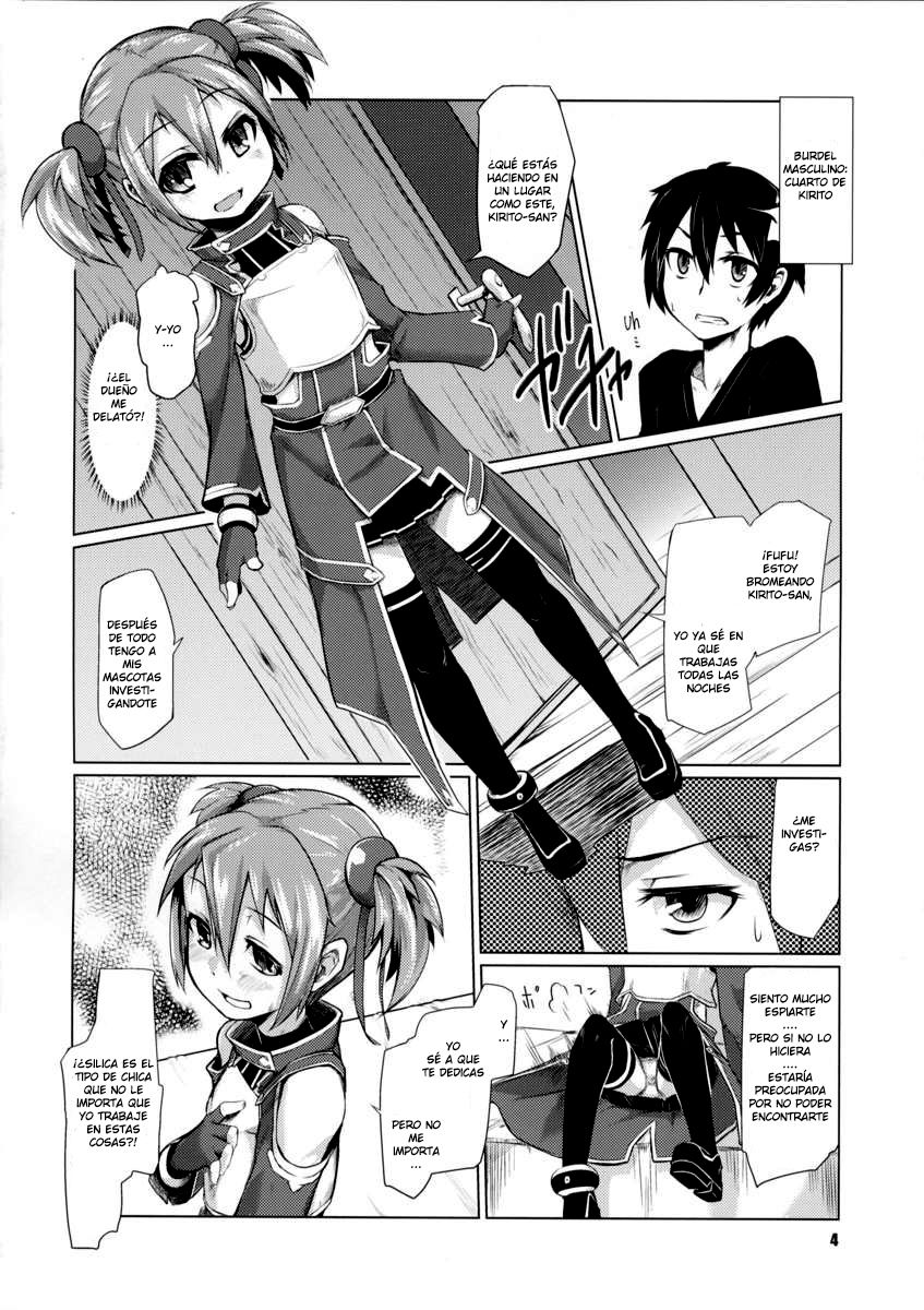 Silica-chan ni Oshiri Ijirareru Hon | Silica-chan jugando con tu culo page 3 full