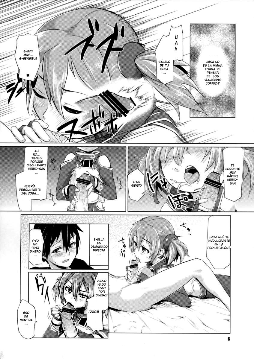 Silica-chan ni Oshiri Ijirareru Hon | Silica-chan jugando con tu culo page 5 full