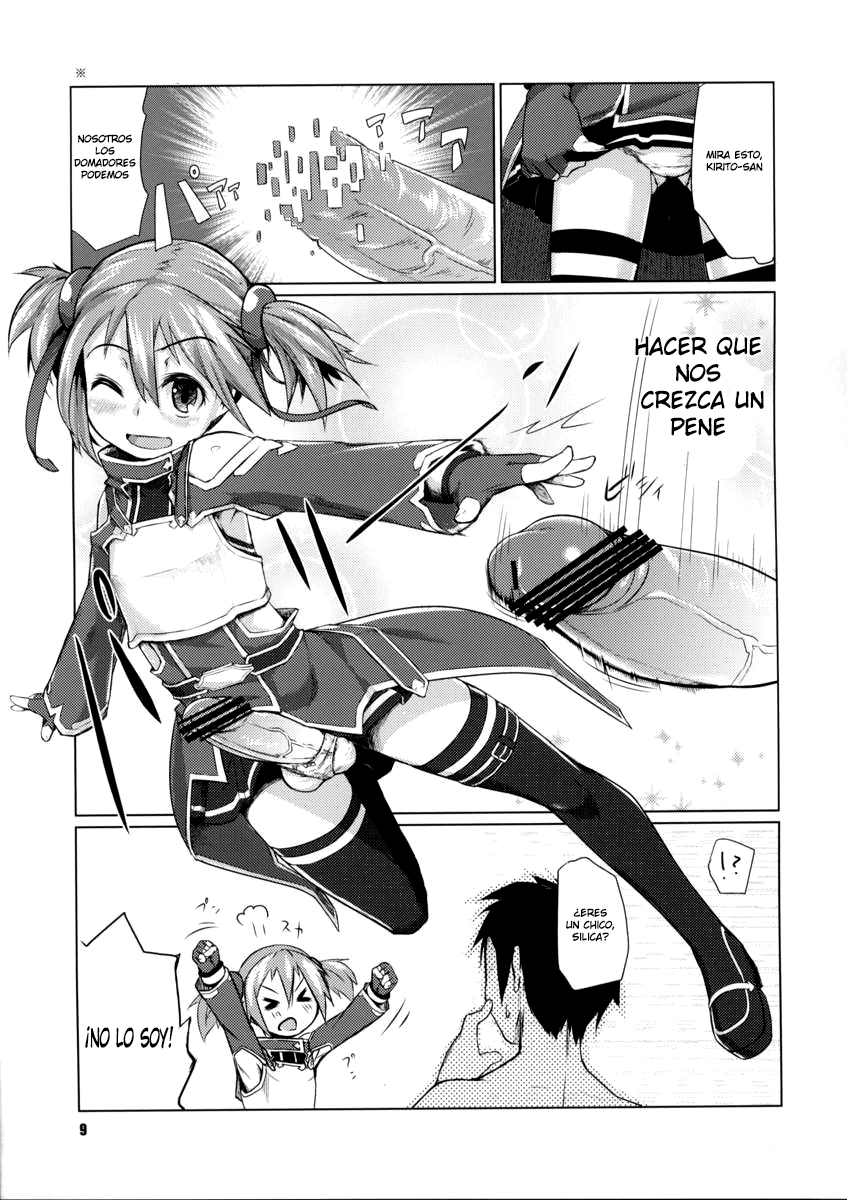 Silica-chan ni Oshiri Ijirareru Hon | Silica-chan jugando con tu culo page 8 full