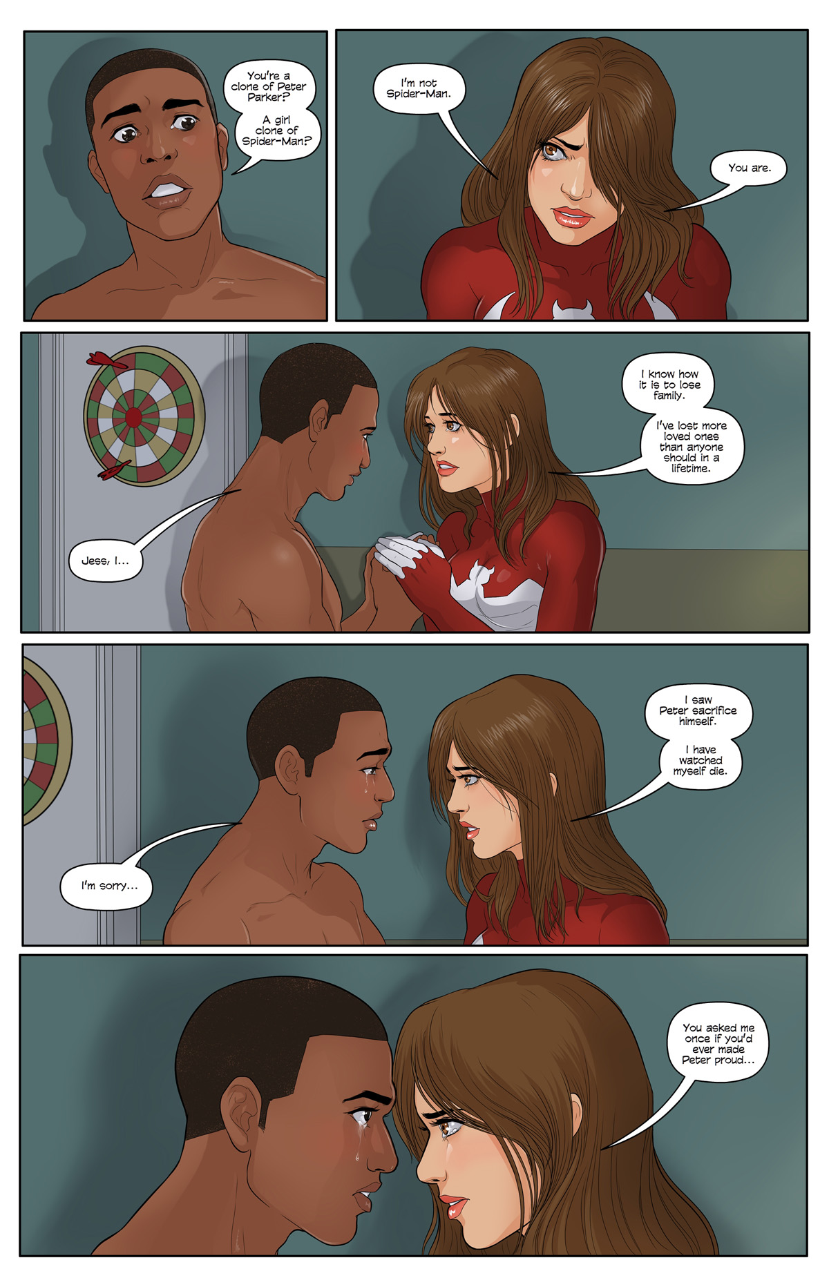 On the Edge of Spidercest page 4 full