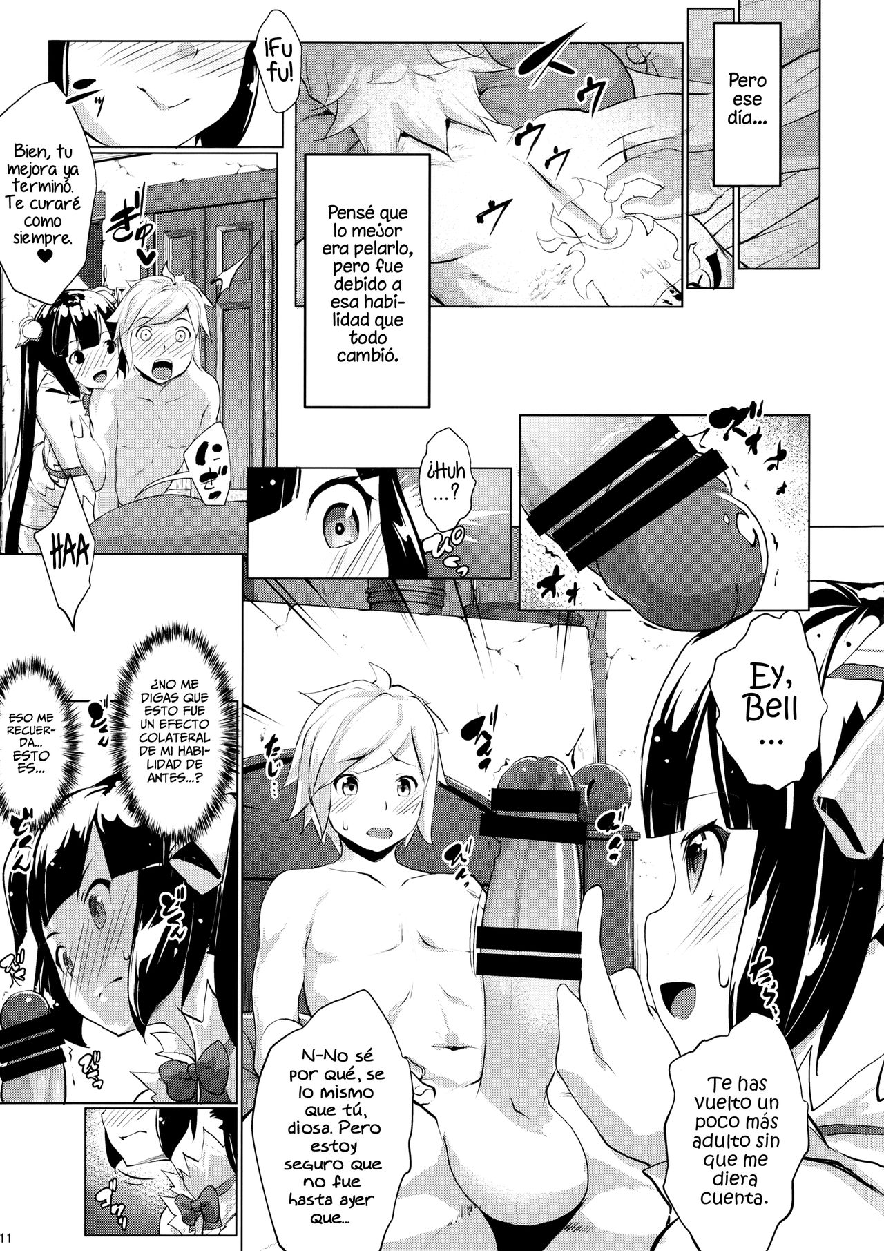 Hestia ni Seiyoku o Moteamasu no wa Machigatteiru Darou ka | ¿Está mal satisfacer los deseos sexuales de Hestia? page 10 full