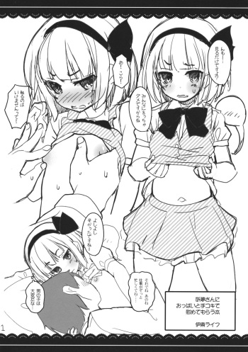Youmu-san ni Oppai to Tekoki de Nagusamete Morau Hon cover