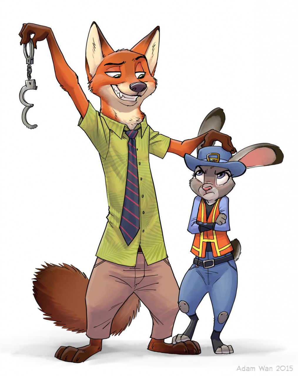 Disney - Zootopia - Nick Wilde &amp; Lt. Judy Hopps page 1 full
