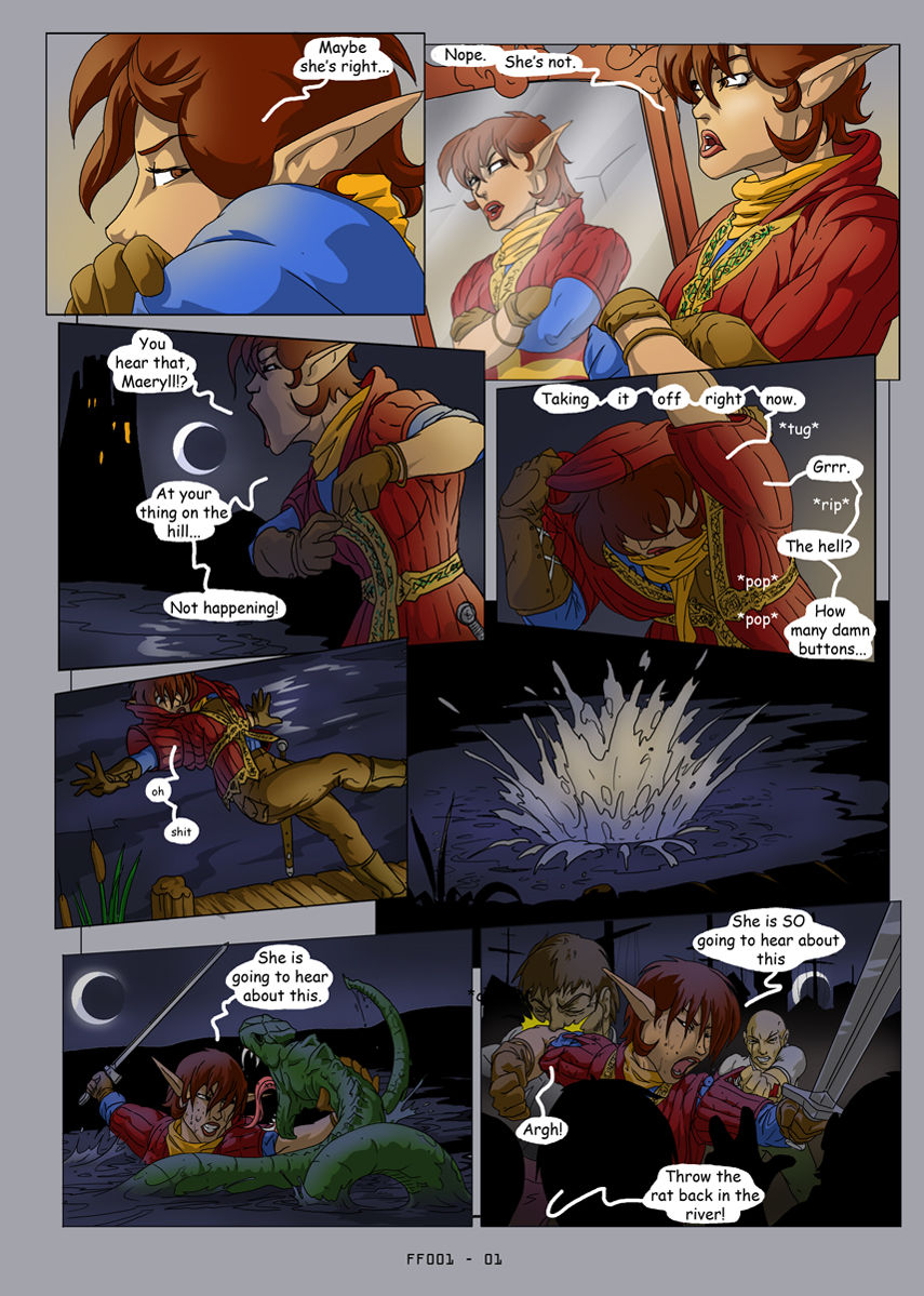 Friends Fight - Resolution page 1 full