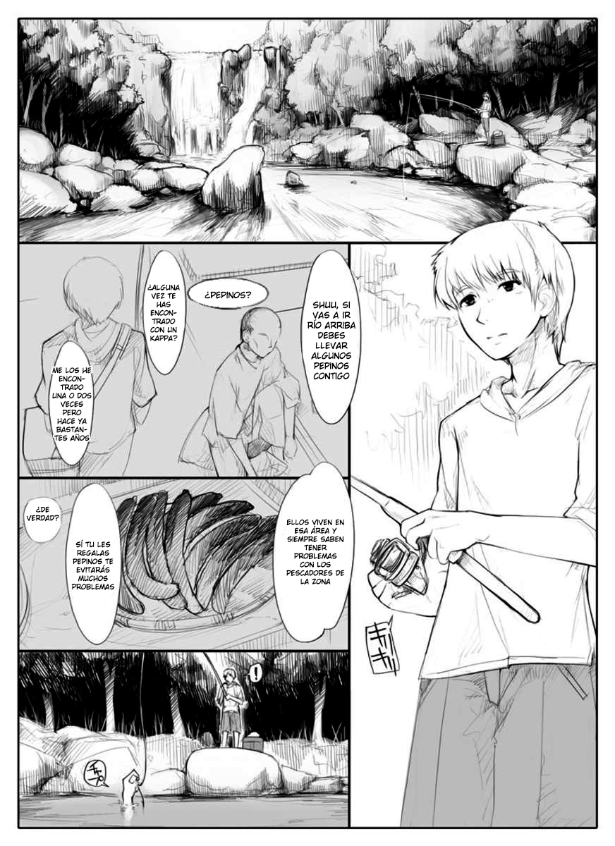 Danna no Fuzai de Karada o Moteamashiteru Hitozuma Kappa wa Kyuuri Wataseba Kantan ni Yareru | La esposa Kappa cambia su cuerpo por pepinos mientras su esposo no esta page 2 full