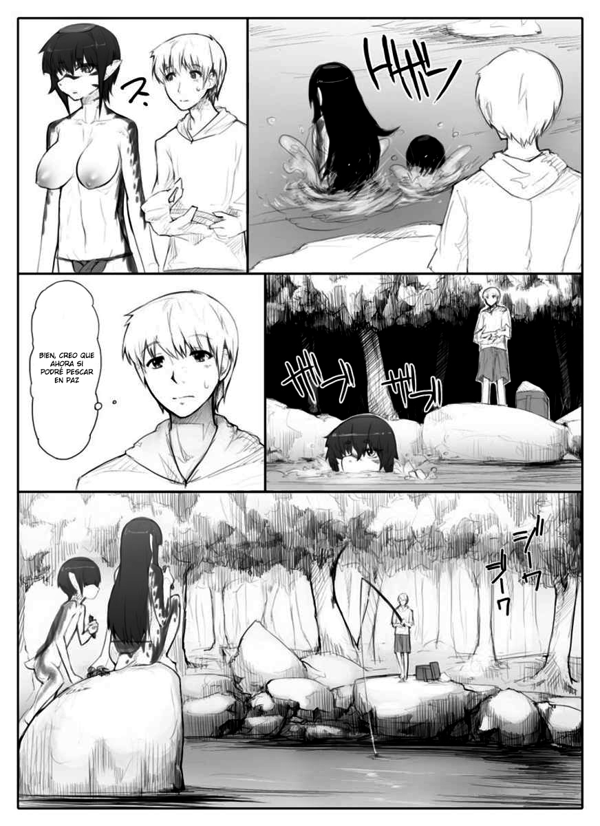 Danna no Fuzai de Karada o Moteamashiteru Hitozuma Kappa wa Kyuuri Wataseba Kantan ni Yareru | La esposa Kappa cambia su cuerpo por pepinos mientras su esposo no esta page 5 full