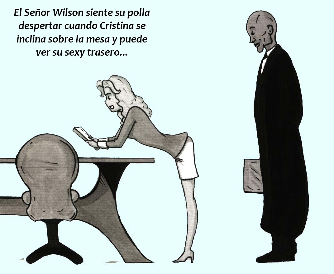 CRISTINA EN LA OFICINA page 6 full