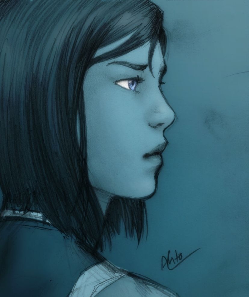 Korra &amp; Asami drawings page 1 full