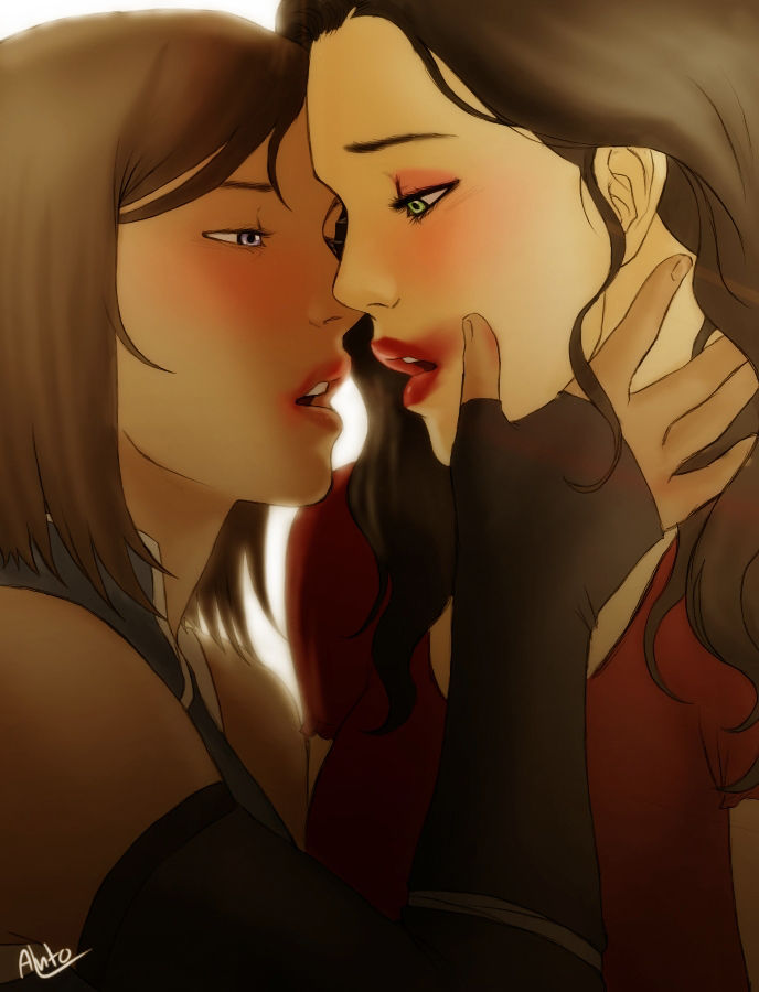 Korra &amp; Asami drawings page 3 full