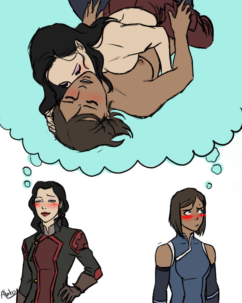 Korra &amp; Asami drawings page 5 full