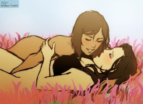 Korra &amp; Asami drawings page 7 full