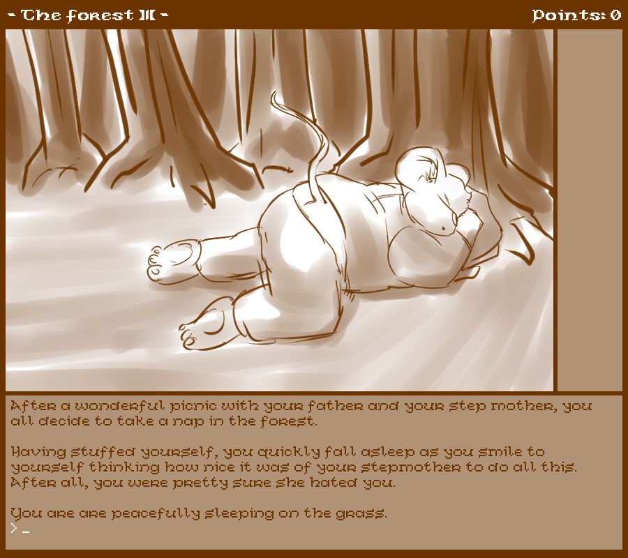 Caesarcub - Interactive Fiction - The Forest III page 1 full