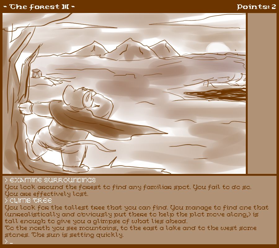 Caesarcub - Interactive Fiction - The Forest III page 3 full