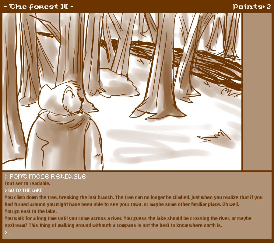 Caesarcub - Interactive Fiction - The Forest III page 4 full