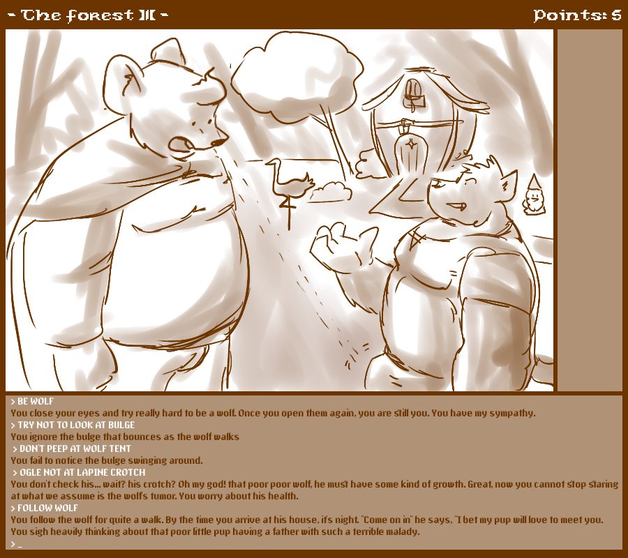 Caesarcub - Interactive Fiction - The Forest III page 8 full