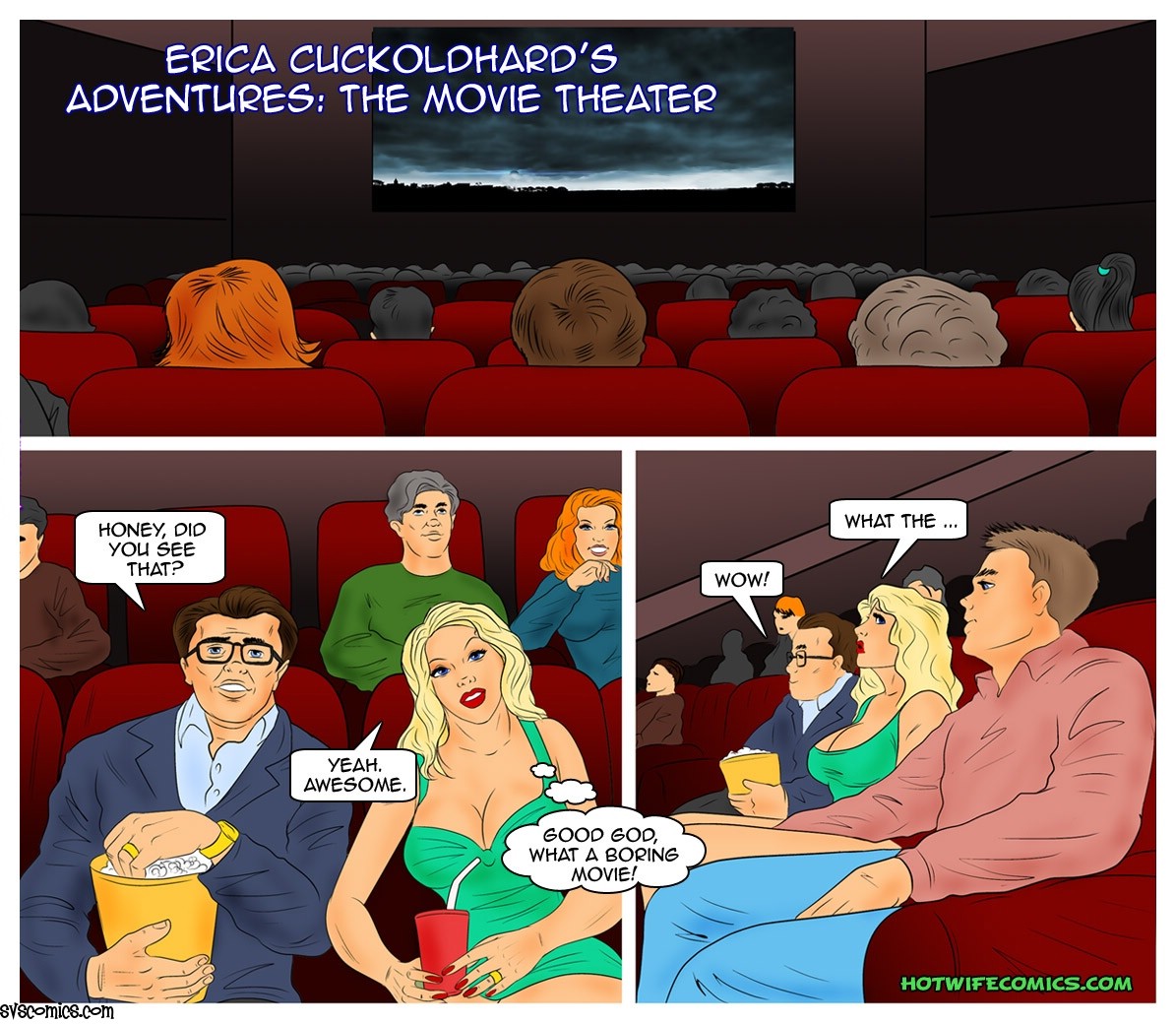 Hotwifecomics - Movie Theater page 1 full