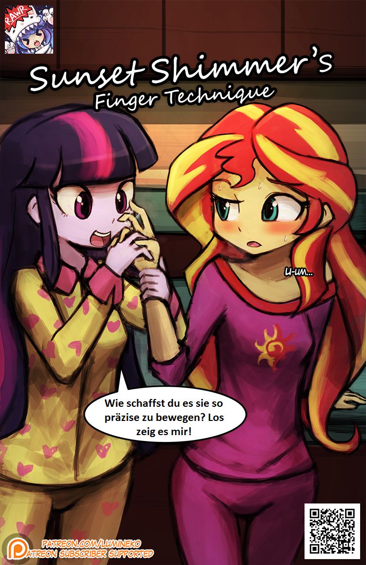 Sunset Shimmer's Finger Technique page 1 full