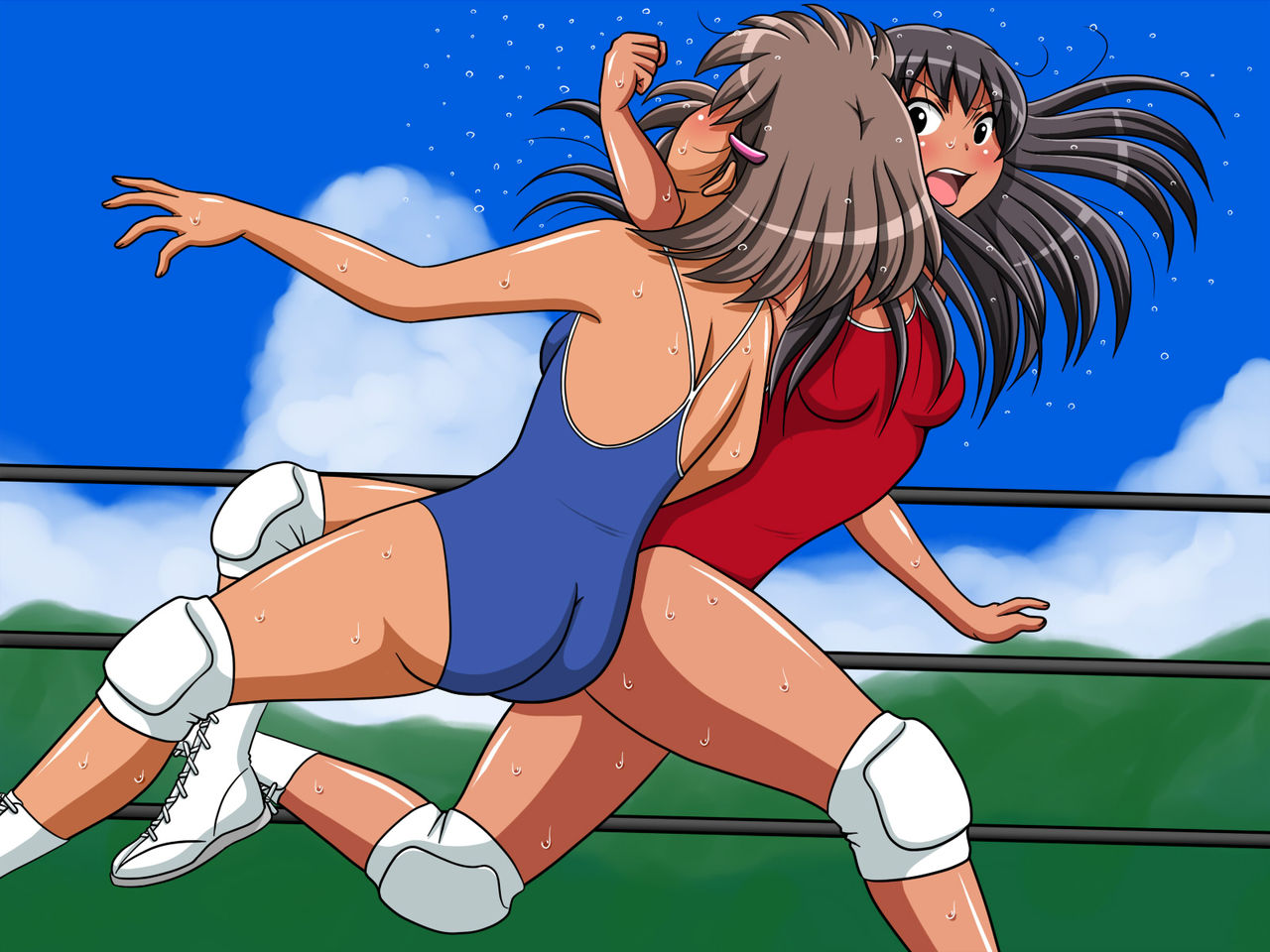 Natsu to Hiyake to Cat Fight page 6 full