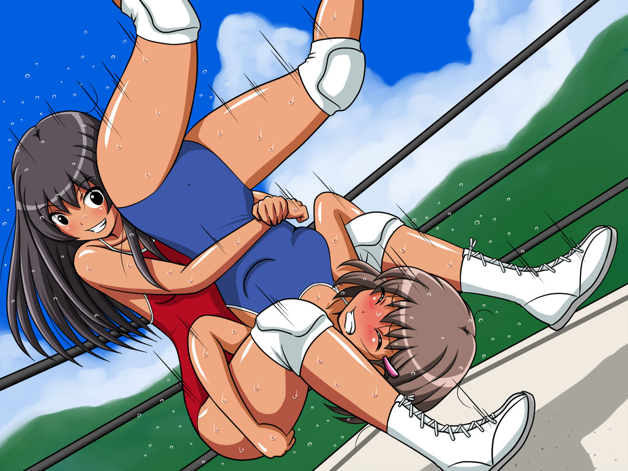 Natsu to Hiyake to Cat Fight page 7 full