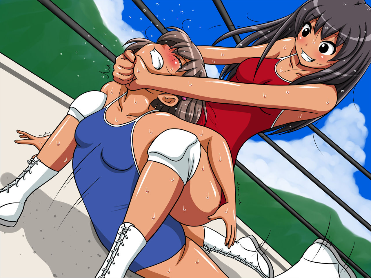 Natsu to Hiyake to Cat Fight page 8 full