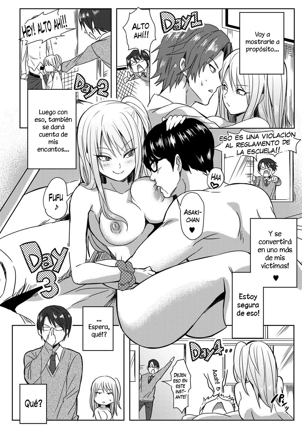 Bitch-chan vs. Megane-kun page 6 full