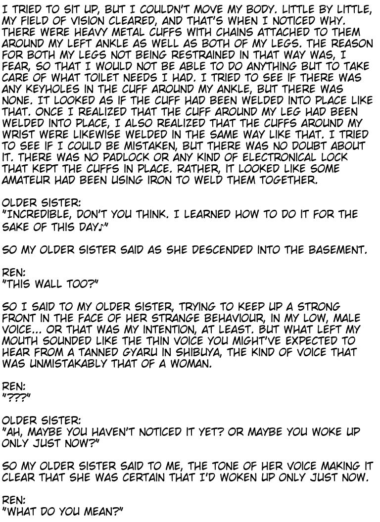 Yandere Aneki ga Ore o Onna ni Shita! | My Yandere older sister M-to-F'ed me! page 7 full
