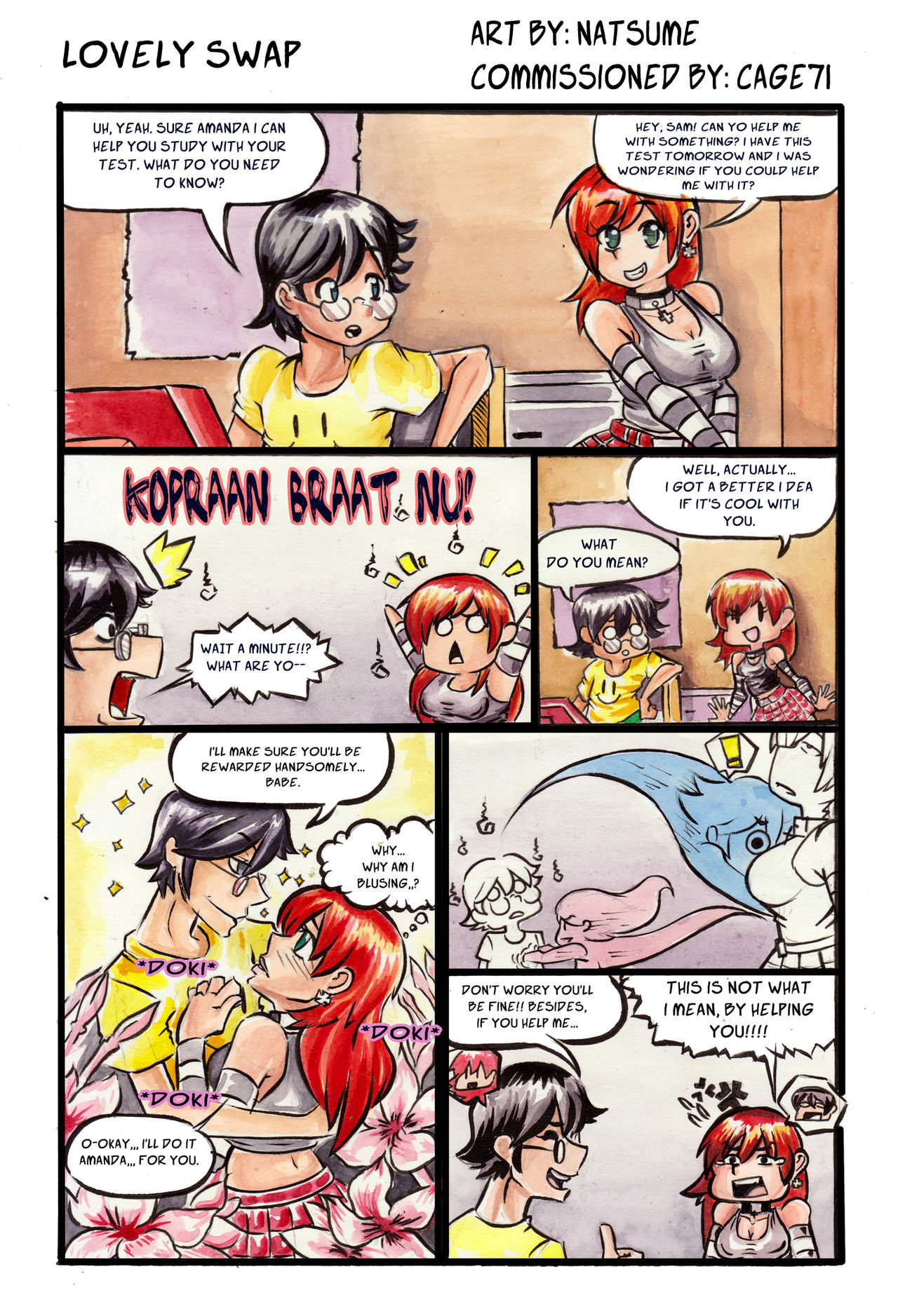 Lovely Swap page 1 full