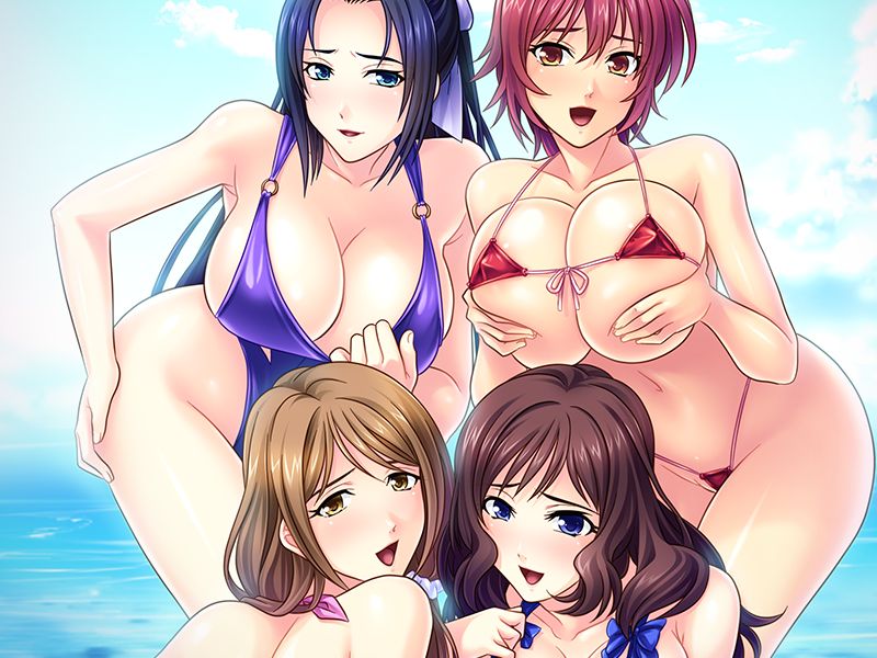 Tokonatsu no Haramase Hitozuma Island e Youkoso! ~EroMuchi Gibo-tachi 4-nin to Mujintou Tanetsuke Vacances!~ page 9 full