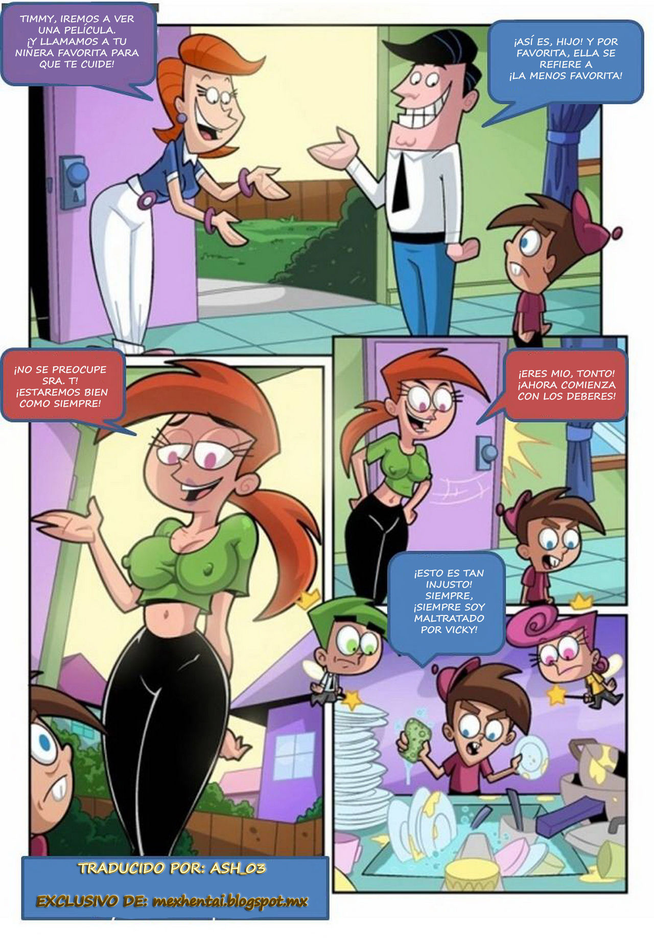Fairly Odd Parents- Pushed Around page 1 full