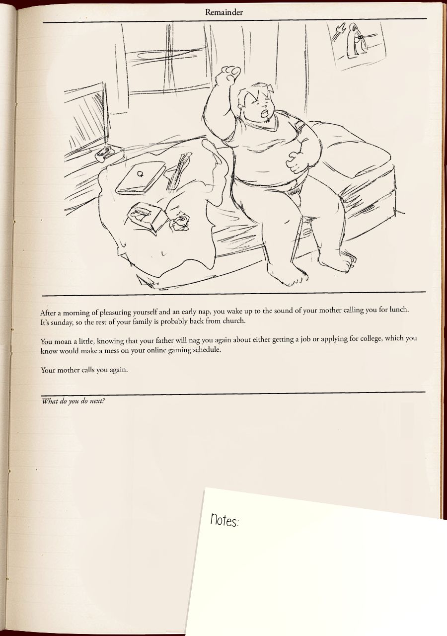 Caesarcub - Interactive Fiction - Remainder page 1 full